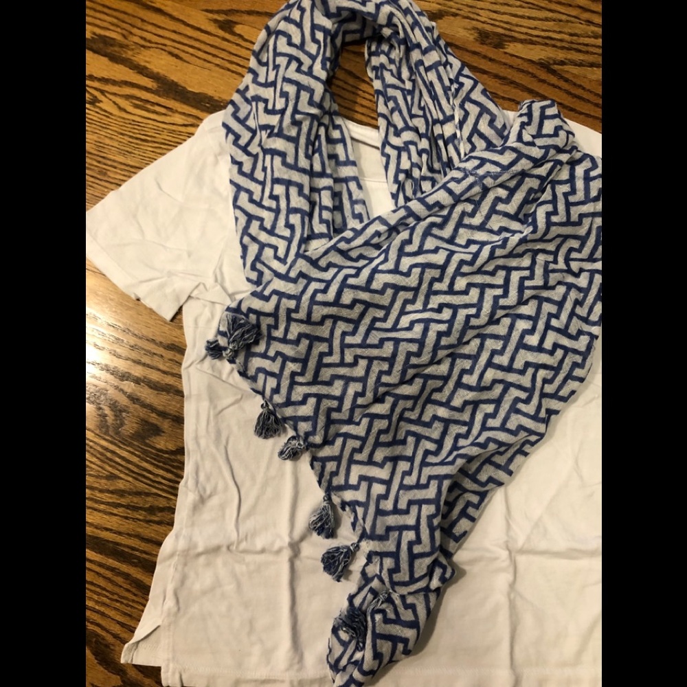 J. McLaughlin scarf with tassel